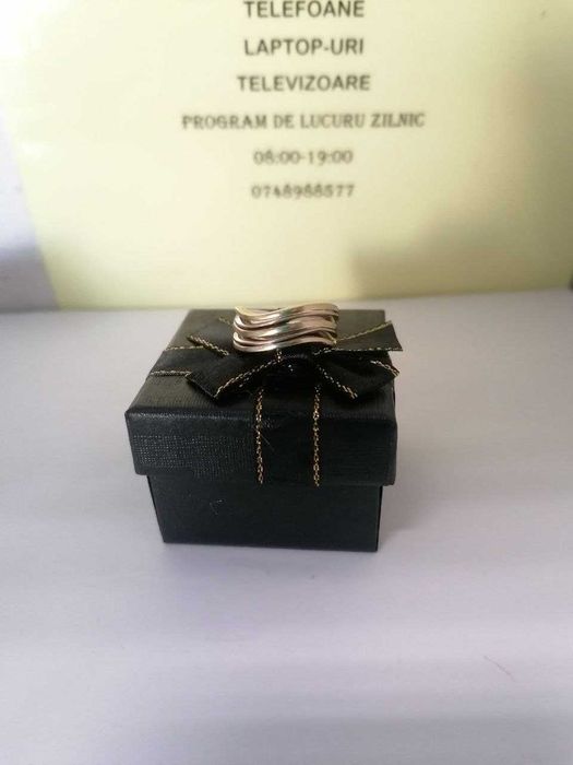 inel aur alb aur galben 14k (m2) star amanet