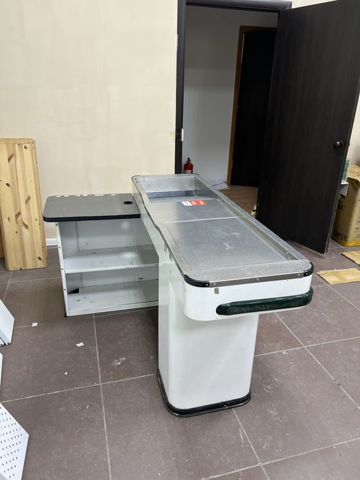 Касса стол металл