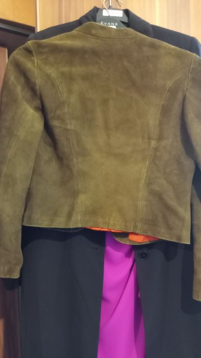 Jacheta piele întoarsă