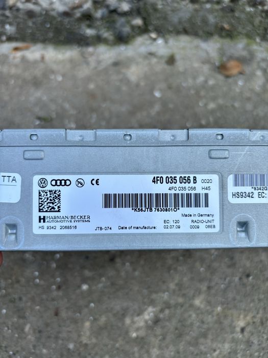 Amplificator audio Audi A6 c6 A4 b8 A5 Q5 4F0035056B