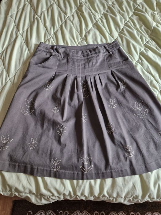 Fusta Vero Moda din poplin