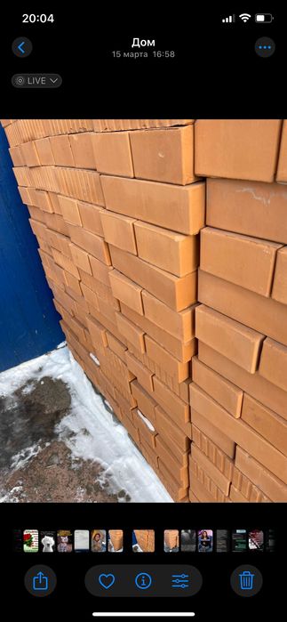 продам кирпичи 8 поддонов