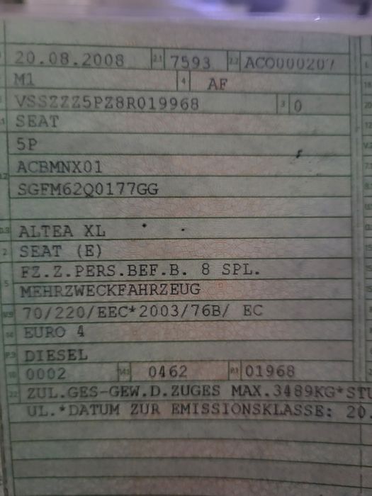 Seat Altea XL 2.0