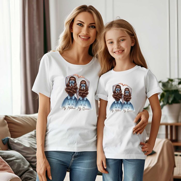 Нови тениски Мама и Аз, Еднакви тениски майка и момиче