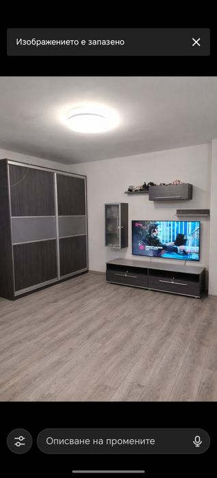 Гардероб с плъзгащи врати + ТВ шкаф с етажерки