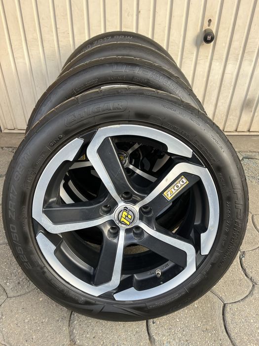 Jante 5x112mm, anvelope vara 225/50 R17 Audi, Vw, Seat, Skoda Mercedes