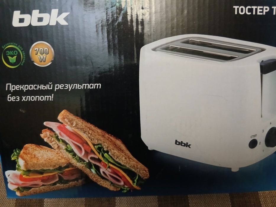 Тостер ТR82,новый