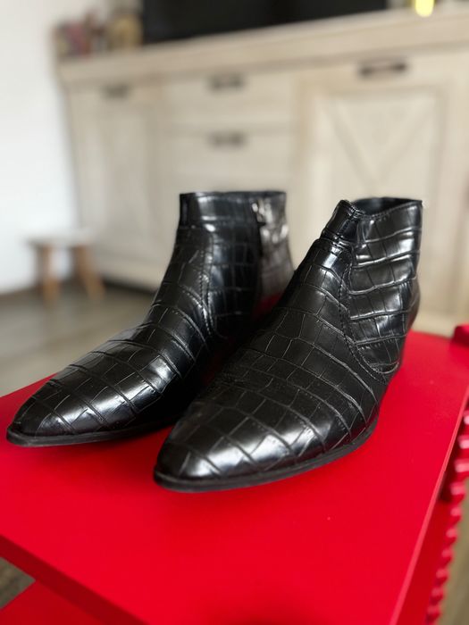 Botine MANGO imitație piele