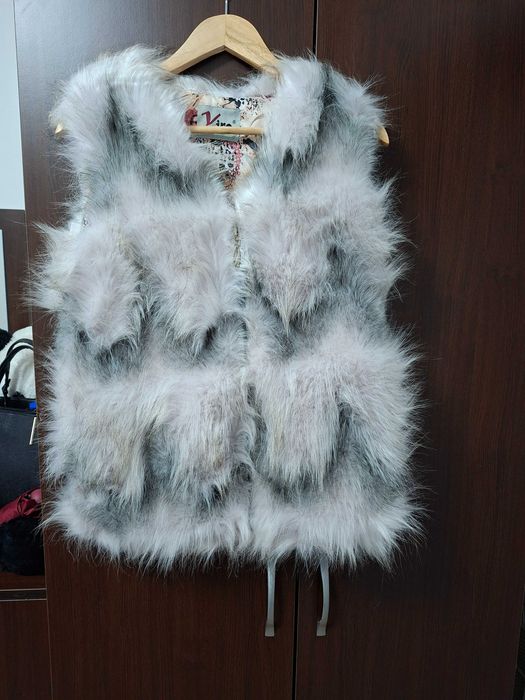 Дамски елек с косъм