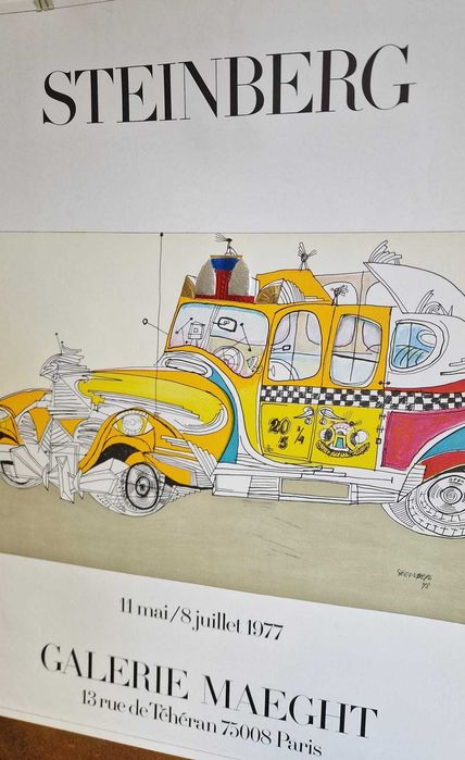 Afis  expozitie Saul Steinberg