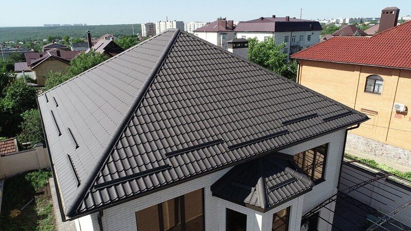 Металлочерепица. Снегодержатели.