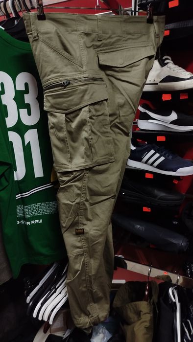 Оригинален карго G-Star Raw Rovic Zip W33 W34 панталон нов мъжки