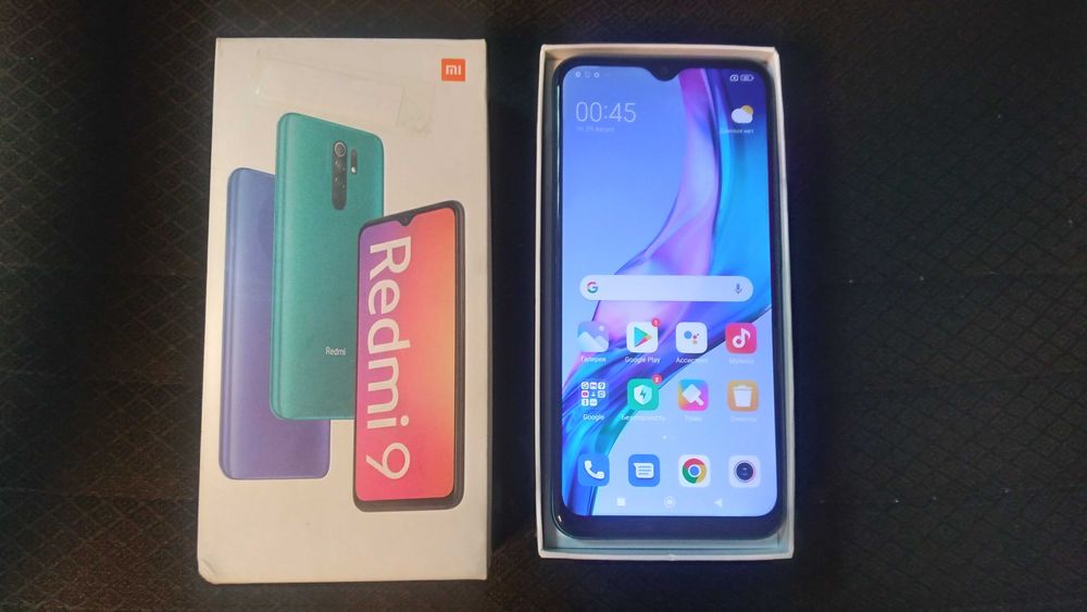 Xiaomi Redmi 9 (3гб/32гб) IPS, NFC, Type-C_с коробкой.