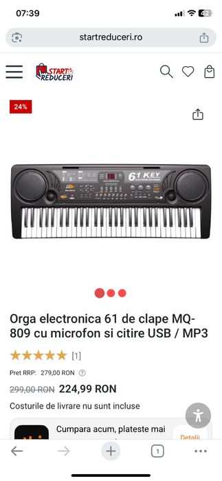 Orga electronica 61 de clape MQ-809