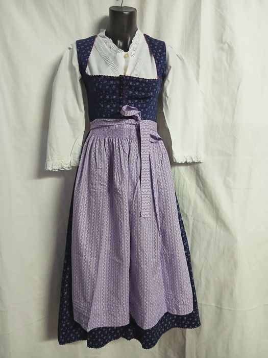 Dirndl Nr 38 rochie bavareză,  sarafan tradițional austriac / camașa  nr 38 german ,Oktoberfest