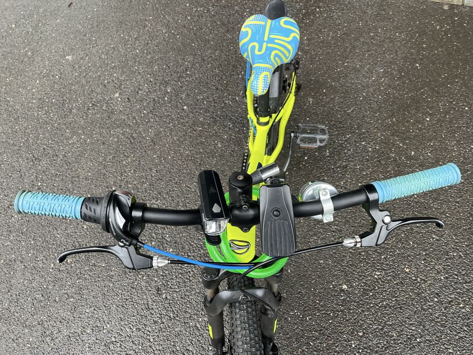 Bicicleta SKID  copii 20, cu suspensie fata si frane pe disc