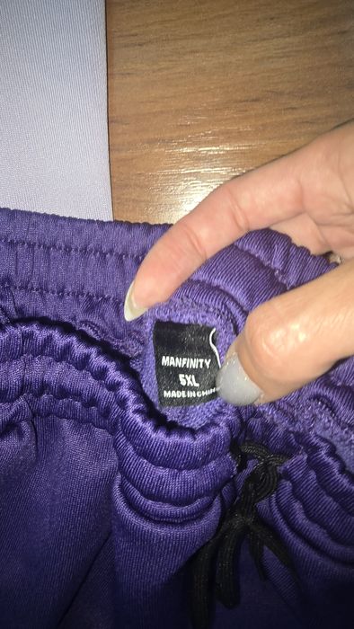 Комплект лилав мъжки  екип 4хл 5хл