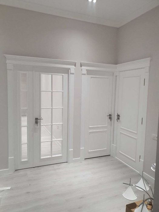 Установка  МДФ и акфа дверей