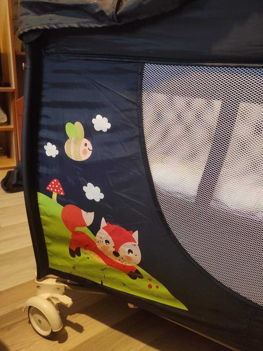 Бебешка кошара Kikka Boo My forest със сгъваем матрак