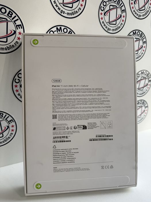 iPad Air 11 - M4 - 128GB - Wi-Fi + Cellular - Nou - Sigilat - Garantie