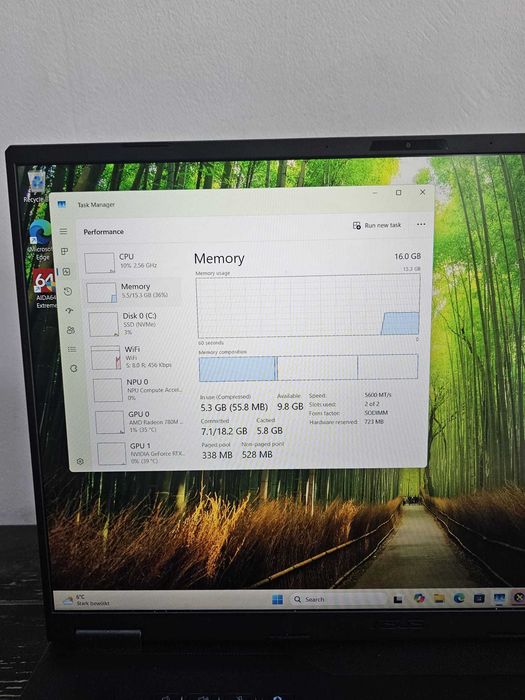 ASUS TUF GAMING A18 RYZEN 7-260 RTX 5070 NOU Zeus Amanet 69418