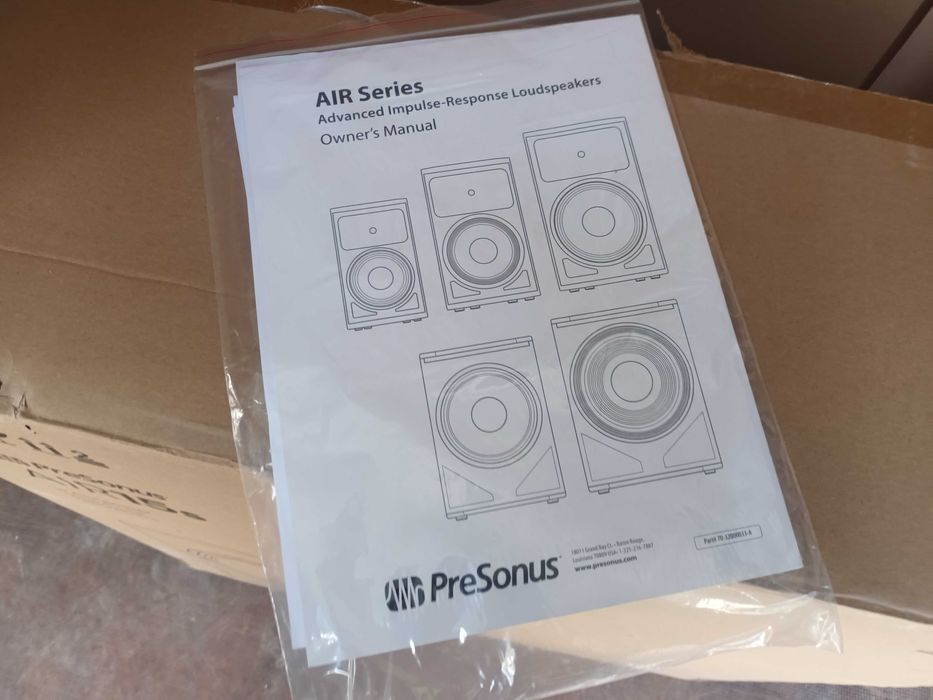 PRESONUS Активен бас 15'' Неупотрбяван.