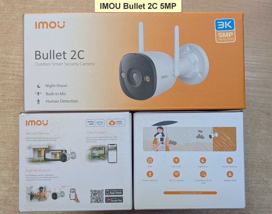 8 вида НОВИ Wi-Fi IP камери IMOU Bullet 3 2C, Cruiser 2 2C Dual SC 4G, Cell PT Lite, AOV PT 4G sim и NVR-N110W-8A0E-P