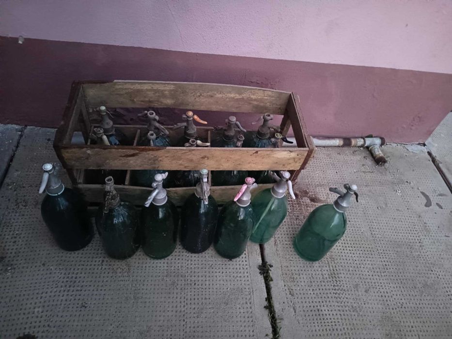 Sifoane sticlă 17 buc, Bihor