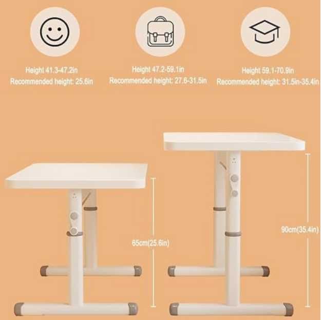 Стол стул-100х60х75 см Регулирующий по уровням Доставка бесплатно