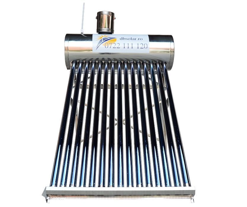 Panou Serpentina Solar Presurizat Cu 200L INOX 20 tuburi apa calda