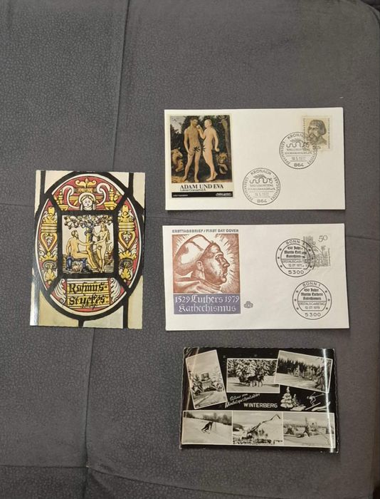 Стари писма, картички - немски