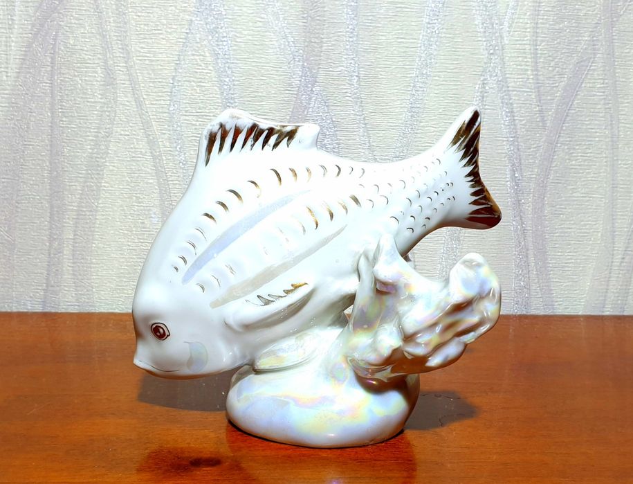 Статуэтка Рыба-Карп Дулево