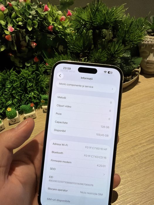 Iphone 14 Pro Max Alb‼️100% bat ‼️Garantie‼️