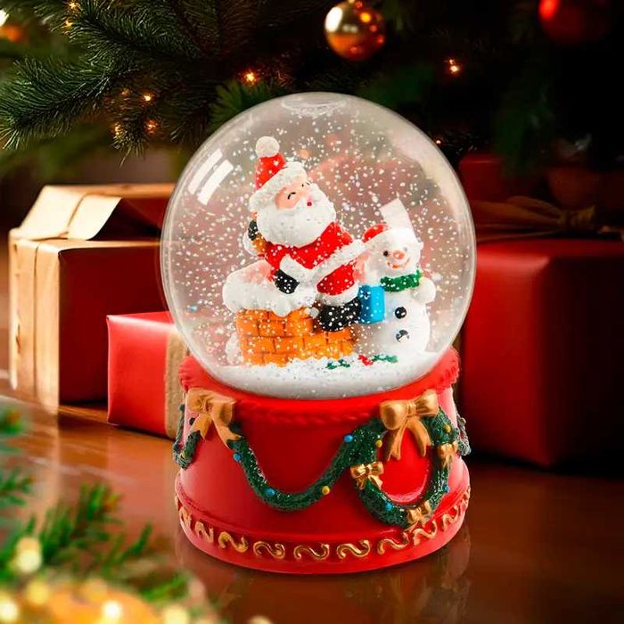 Снежный сказочный шар