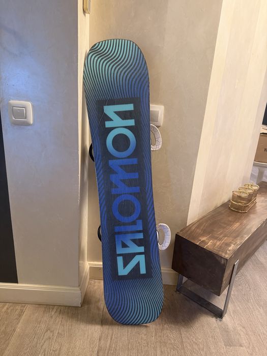 Vand Set snowboard copii  Salomon Grail 125 cm + Legaturi Burton Smalls + ThirtyTwo BOA 36.5