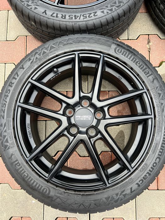 Vând set Jante+Anvelope vară R17 5x112