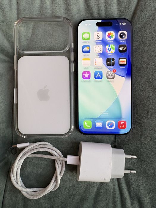 iPhone 17 Pro Blue, 100% baterie