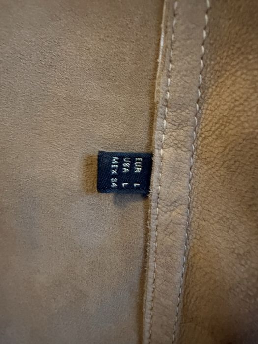 Camasa piele intoarsa Massimo Dutti,culoare camel