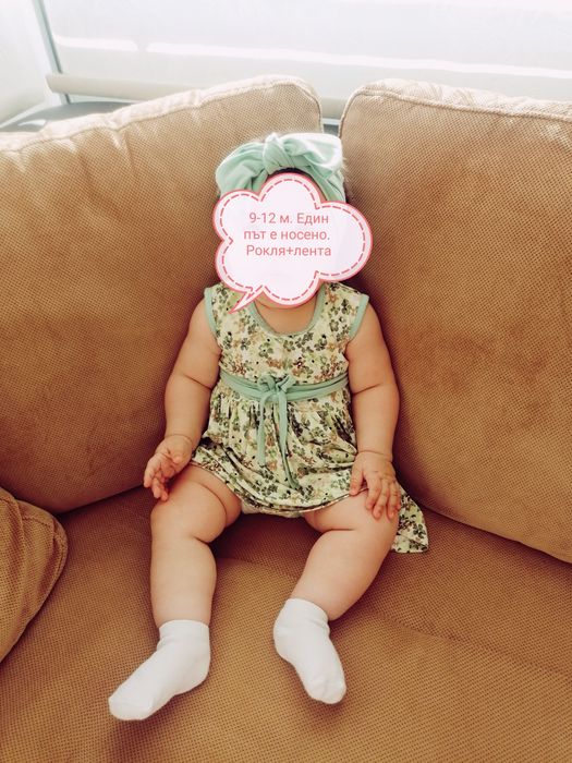 Бебешки дрехи запазени за момичета 6-9 месеца