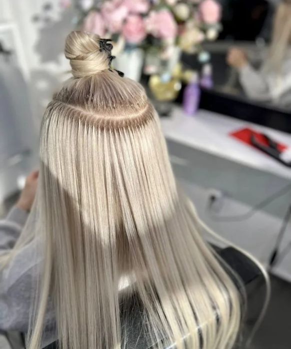 Горячие наращивание волос