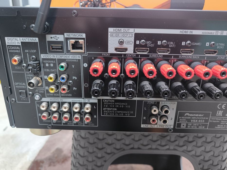Pioneer vsx 933 Dolby Atmos WIFI  4k