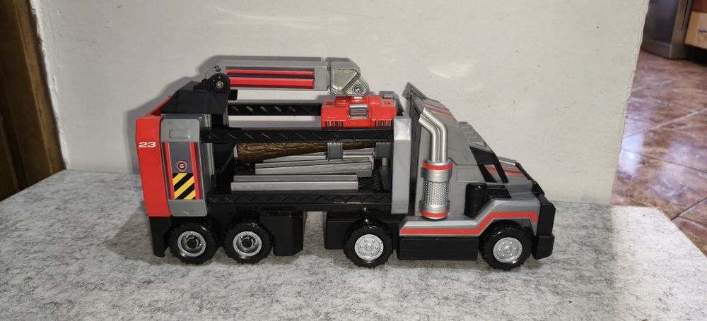 Mega Lot Paw Patrol - Camion Patrulator + 14 Vehicule cu Figurine