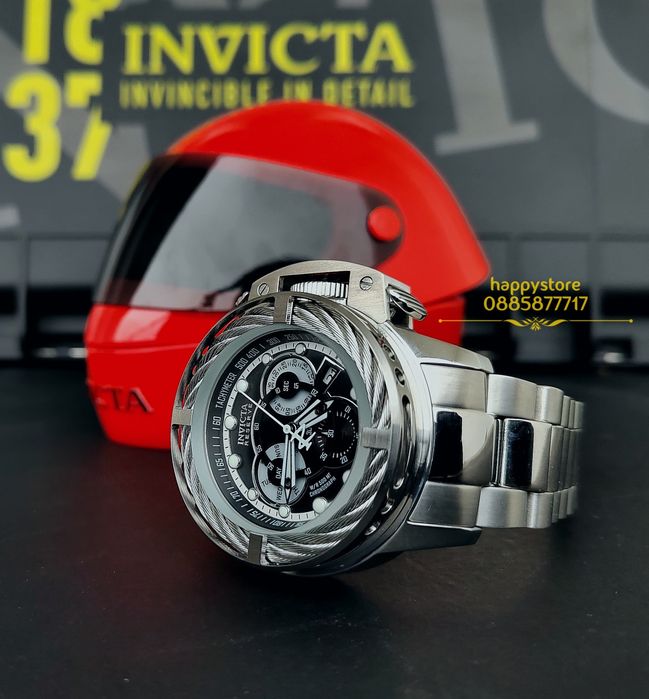 часовник INVICTA Reserve I-Force Chronograph Silver 52 mm, Инвикта нов