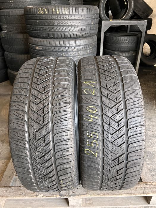 2 anvelope iarna 255/40/21 , pirelli !