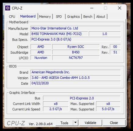 Дъно  MSI B450 TOMAHAWK MAX+ AMD Ryzen 5 3600 Pro+16gb ddr4+250gb ssd