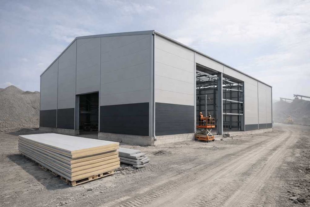 Холодные ангары 100–5000 м² | Быстрое изготовление