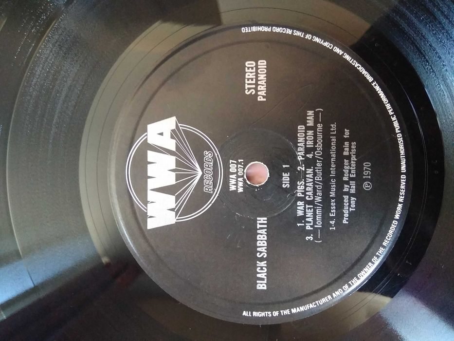винил  BLACK SABBATH  originals
