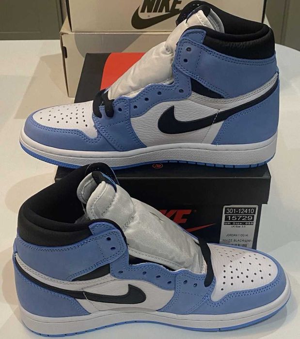 Jordan 1 AJ1 University Blue Premium - verificare colet
