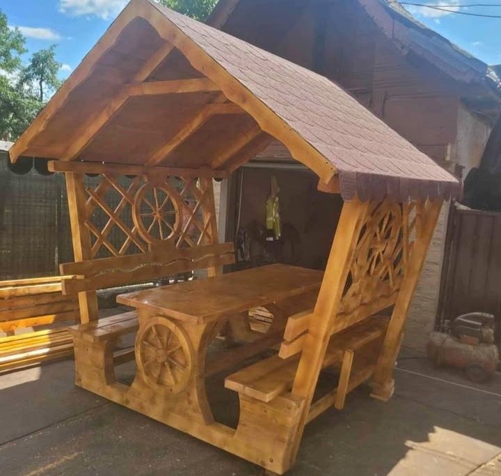 Foișor lemn masiv rustic