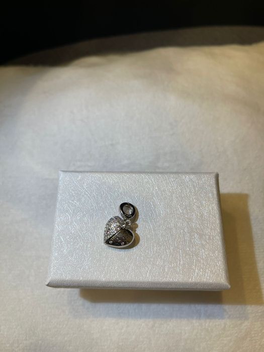 Charm Pandora inima cu labuta animalut argint 925